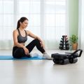 Automatic ab wheel for abdominal muscle exercises with support and display HMS KA40 black 11