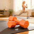 Adjustable dumbells HMS HL03 2 x 2,5 kg orange 11