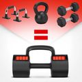 Adjustable dumbbell HMS HL05 3in1 11,34 kg kg black/red 5