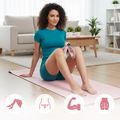 Thigh exerciser HMS TM02 with counter TPE pink 11