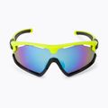 GOG Viper neon yellow/black/polychromatic white-blue cycling glasses E595-2 3