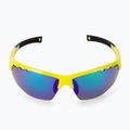 GOG Falcon Xtreme neon yellow/black/polychromatic green cycling glasses E863-4 4