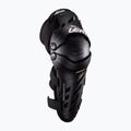 Children's cycling knee and shin guards Leatt Dual Axis black