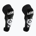 Leatt 3DF Hybrid EXT knee and tibia protectors white and black 5019410190