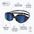 Swim goggles BuddySwim OzeanX Mirror black / blue 4