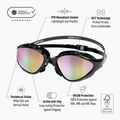 Swim goggles BuddySwim OzeanX Mirror black / iridium 4