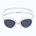 Swim goggles BuddySwim OzeanX Mirror white / blue 2