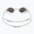 Swim goggles BuddySwim OzeanX Mirror white / blue 4