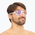 Swim goggles BuddySwim OzeanX Mirror white / iridium 3
