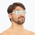 Swim goggles BuddySwim OzeanX Mirror white / silver 6