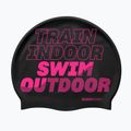 Swim cap BuddySwim TSO Silicone black / pink