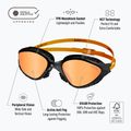 Swim goggles BuddySwim Ozean black/orange/ orange 2