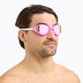 Swimming goggles BuddySwim OzeanX Mirror pink/white/iridium 4