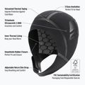 Neoprene cap BuddySwim Ultra Warmth 3.5 mm black 3