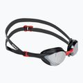 Swim goggles ZONE3 Volare Streamline Racing black/red/silver polarized mirror revo