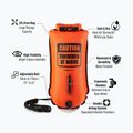 Safety buoy BuddySwim CSW Dry Bag 28 l orange 2