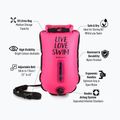 Safety buoy BuddySwim CSW Dry Bag 20 l pink 2