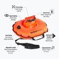 Safety buoy BuddySwim Hydrastation buoy 10 l orange 2