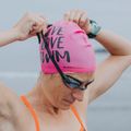 BuddySwim CSW Silicone pink swimming cap 2