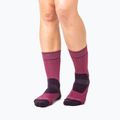 Women's socks Bridgedale Heavyweight Performance Boot Original berry/plum 5