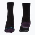 Women's socks Bridgedale Lightweight Merino Performance Boot Original black/purple 2