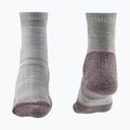 Women's trekking socks Bridgedale Hike Ultralight Performance Crew aubergine 2