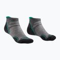 Women's trekking socks Bridgedale Hike Ultralight Merino Performance Low mid grey/surf