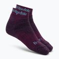 Women's trekking socks Bridgedale Hike Midweight Performance Ankle dark purple