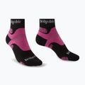Women's trekking socks Bridgedale Hike Midweight Performance Ankle black/pink