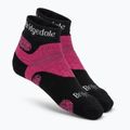 Women's trekking socks Bridgedale Hike Midweight Performance Ankle black/pink