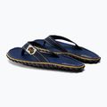 Gumbies Islander flip flops in navy blue 3