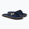 Gumbies Islander flip flops in navy blue 5
