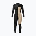 Women's swimming wetsuit Xcel Comp 3/2 mm Full black/black palm/monstera print 4