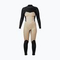 Women's swimming wetsuit Xcel Comp 3/2 mm Full black/black palm/monstera print 5