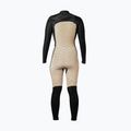 Women's swimming wetsuit Xcel Comp 3/2 mm Full black/black palm/monstera print 6