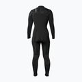 Women's swimming wetsuit Xcel Comp 4/3 mm Full black/black palm/monstera print 2