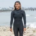 Women's swimming wetsuit Xcel Comp 4/3 mm Full black/black palm/monstera print 6