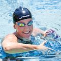 FINIS Lightning blue mirror swimming goggles 7