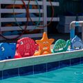 Children's swimming kickboard FINIS Floatie Friends Turtle blue/green 2