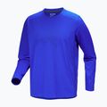 Men's Arc'teryx Cormac Logo vitality heather/ black sapphire longsleeve 4