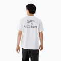 Men's T-shirt Arcteryx Kragg Sl Cotton Bird Word white light/black 3