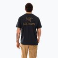 Men's T-shirt Arcteryx Kragg Sl Cotton Bird Word 24k black 2