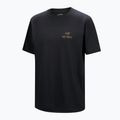 Men's T-shirt Arcteryx Kragg Sl Cotton Bird Word 24k black 5