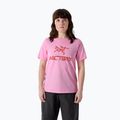 Women's T-shirt Arcteryx Kragg SL Cotton Heatmap Crew pineberry