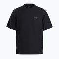 Men's T-shirt Arcteryx Kragg Cotton Emblem Crew SS black 7