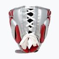 Boxing helmet Rival RHG100 Professional Headgear red/silver 3