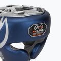 Rival RHG100 Professional Headgear blue/silver boxing helmet 4