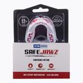 SAFEJAWZ Extro Series white and pink jaw protector SJFANGZPIA