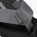 Gumbies Duckbill flip flops grey and black 7