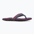 Gumbies Cairns red-grey flip flops 2